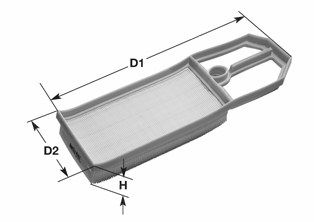 CLEAN FILTERS oro filtras MA3114